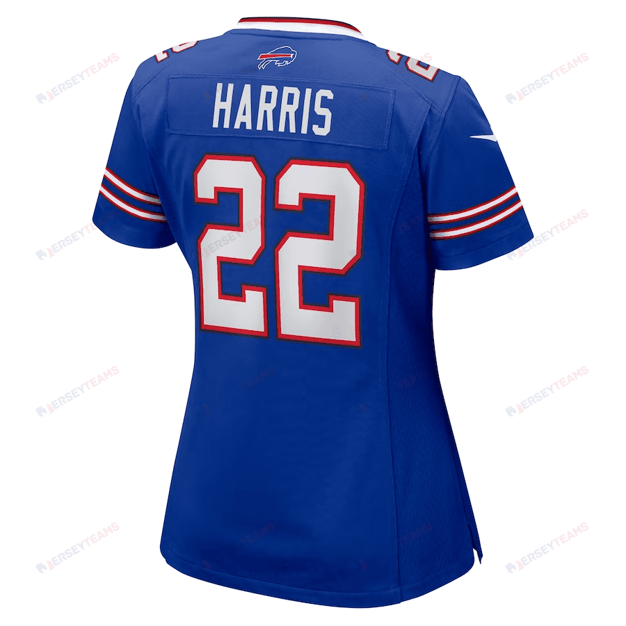 Damien Harris 22 Buffalo Bills Women's Game Jersey - Royal