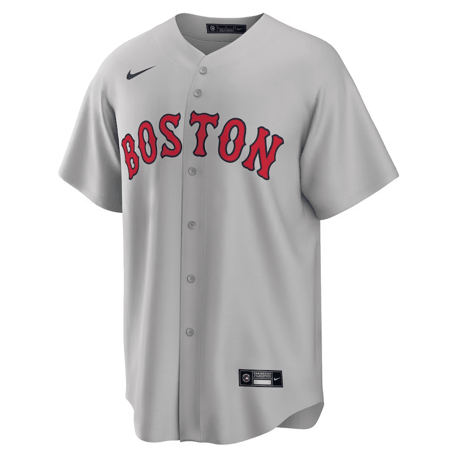 David Ortiz 34 Boston Red Sox Road Men Jersey - Gray