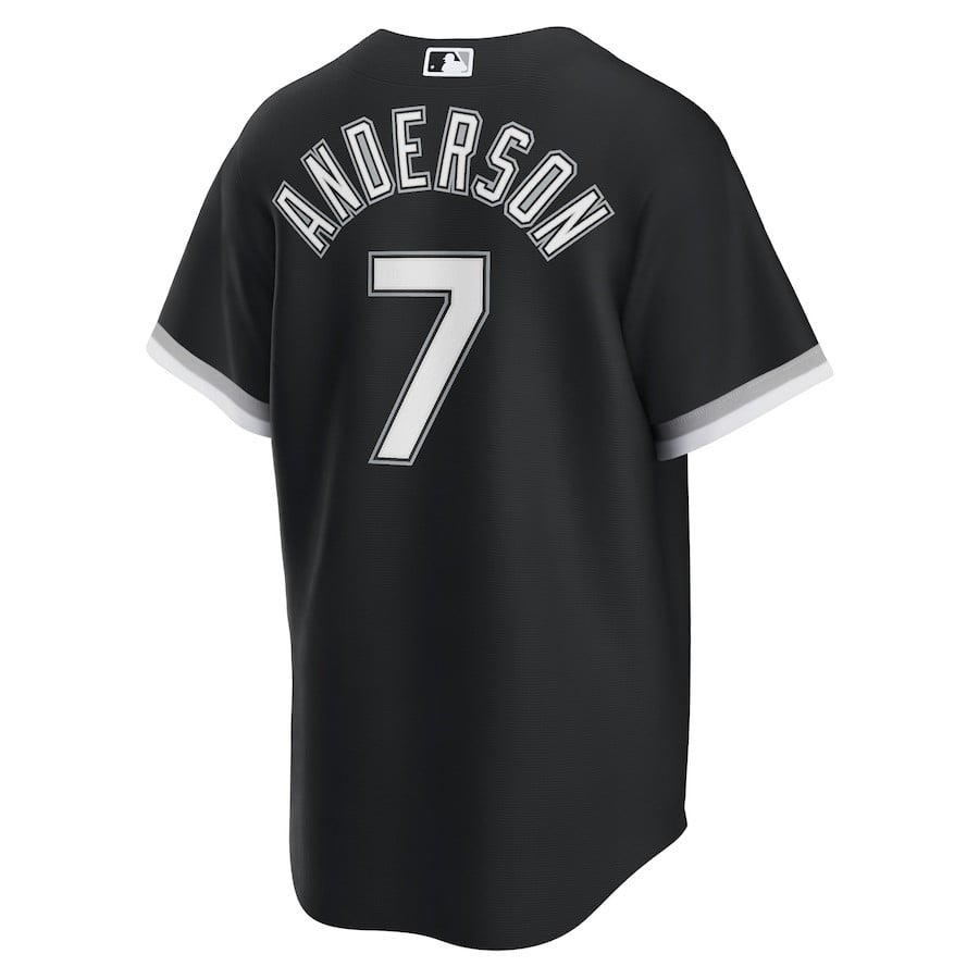 Tim Anderson 7 Chicago White Sox Alternate Player Jersey - Black