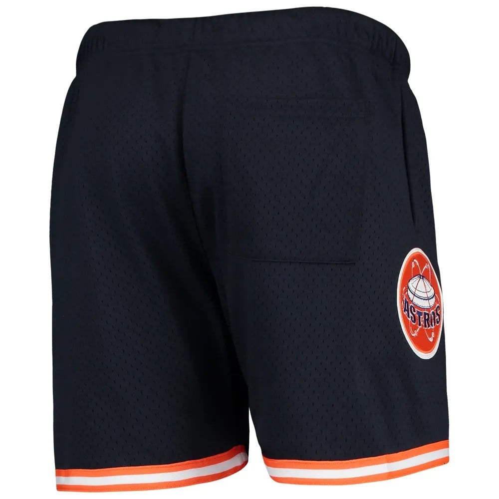 Houston Astros Logo Mesh Shorts - Navy, Men