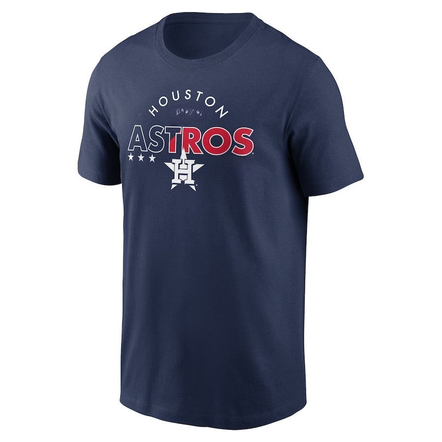 Houston Astros Team Americana T-Shirt - Navy