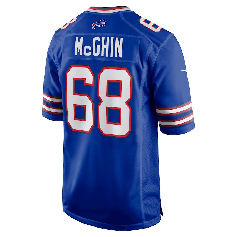 Garrett McGhin 68 Buffalo Bills Team Game Men Jersey - Royal