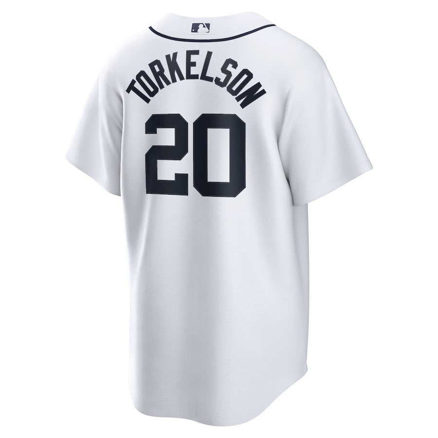 Spencer Torkelson 20 Detroit Tigers Home Men Jersey - White