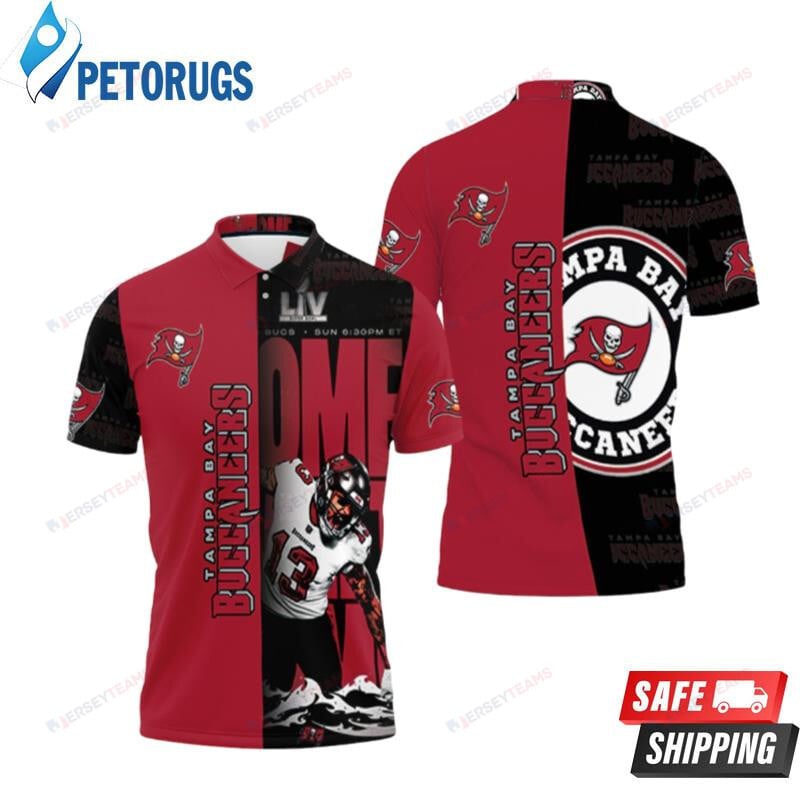 Mike Evans 13 Tampa Bay Buccaneers Home Sweet Printed Polo Shirt
