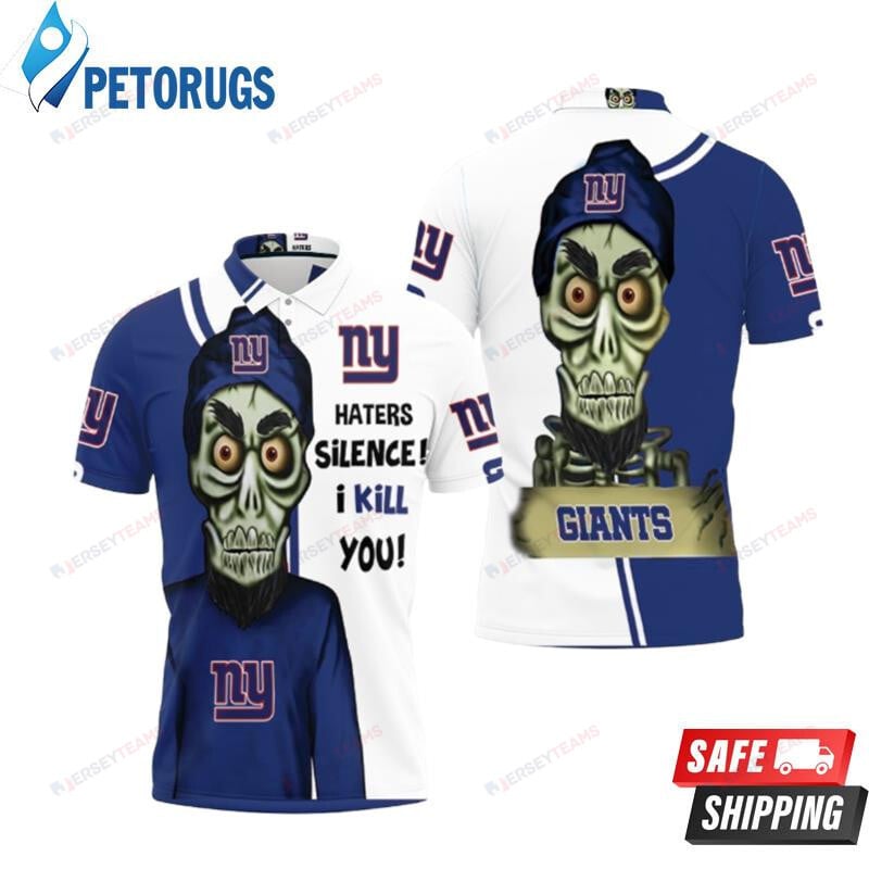 New York Giants Haters I Kill You Printed Polo Shirt