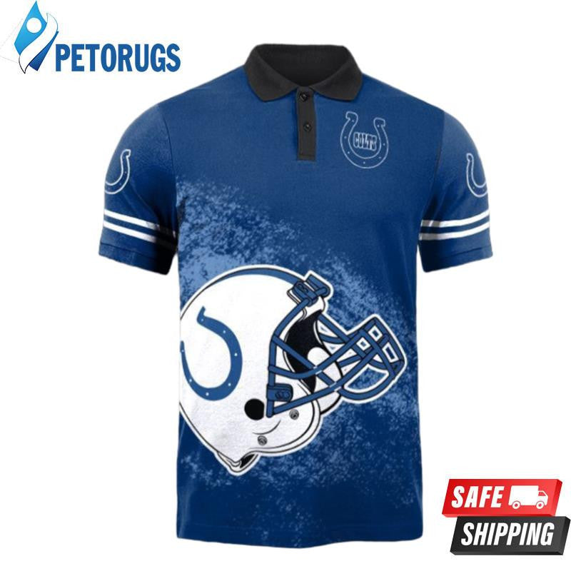 Indianapolis Colts Printed Polo Shirt