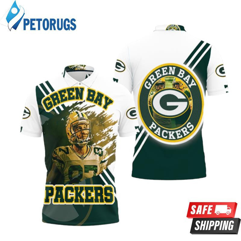 Jordy Nelson 87 Green Bay Packers Printed Polo Shirt