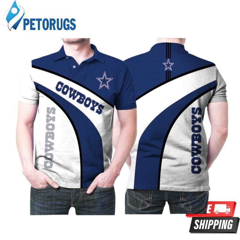 Dallas Cowboys National Football League Logo Team Printed Polo Shirt