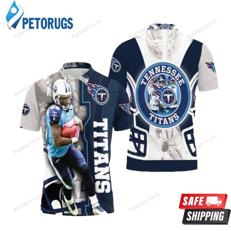 Chris Johnson 28 Tennessee Titans Afc South Division Champions Super Bowl 2021 Printed Polo Shirt