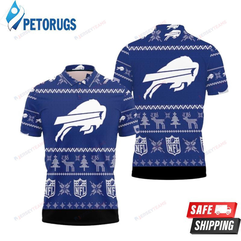 Buffalo Bills Ugly Sweat Christmas Printed Polo Shirt
