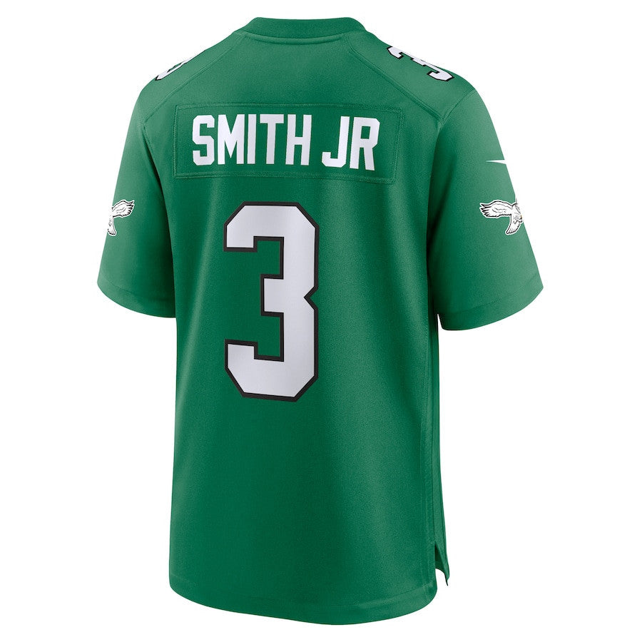 Nolan Smith 3 Philadelphia Eagles Men Alternate Game Jersey - Kelly Green