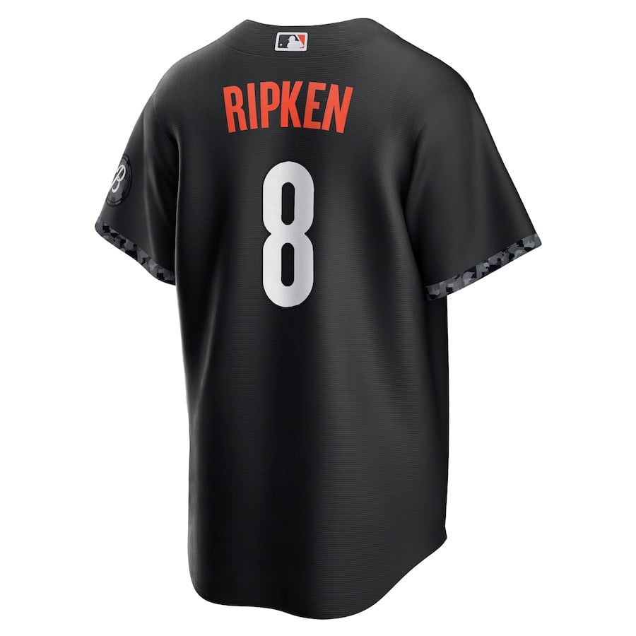 Cal Ripken 8 Baltimore Orioles 2023 City Connect Men Jersey - Black