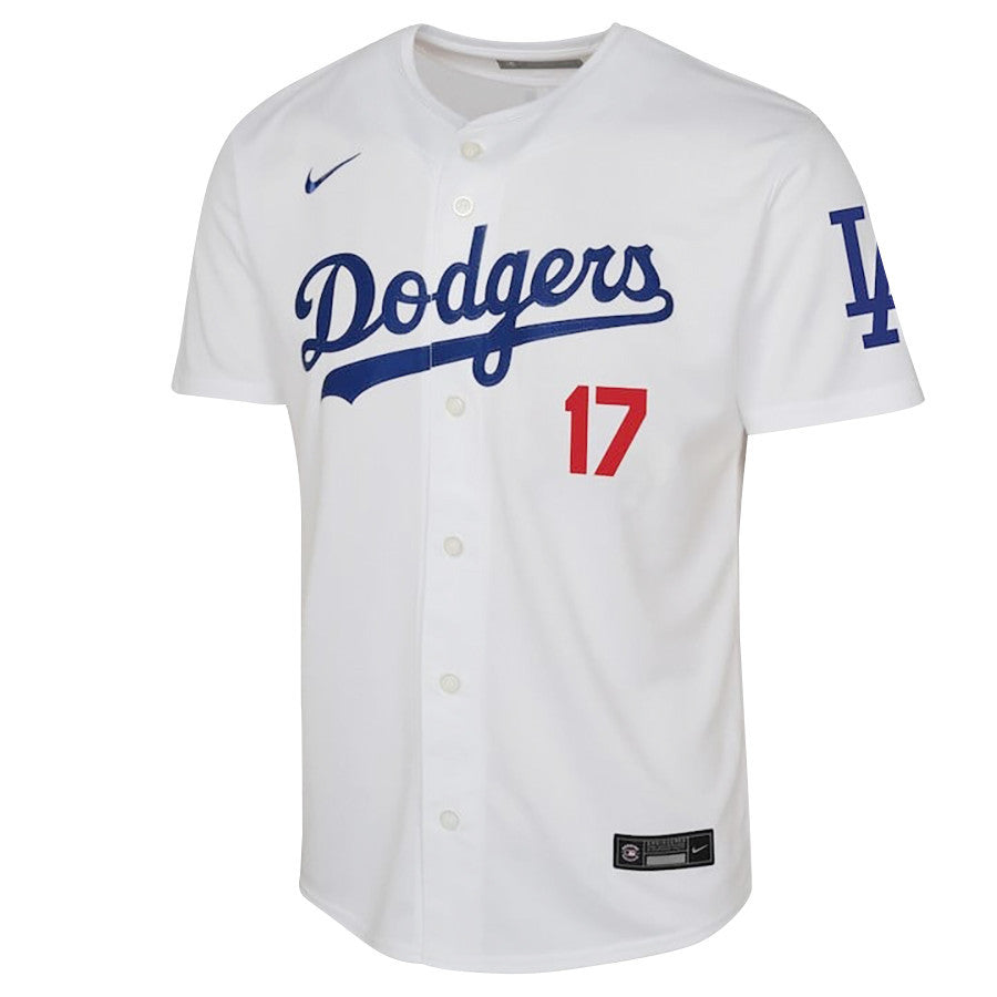 Shohei Ohtani 17 Los Angeles Dodgers Signed Welcome To The Sho Youth Home Jersey - White