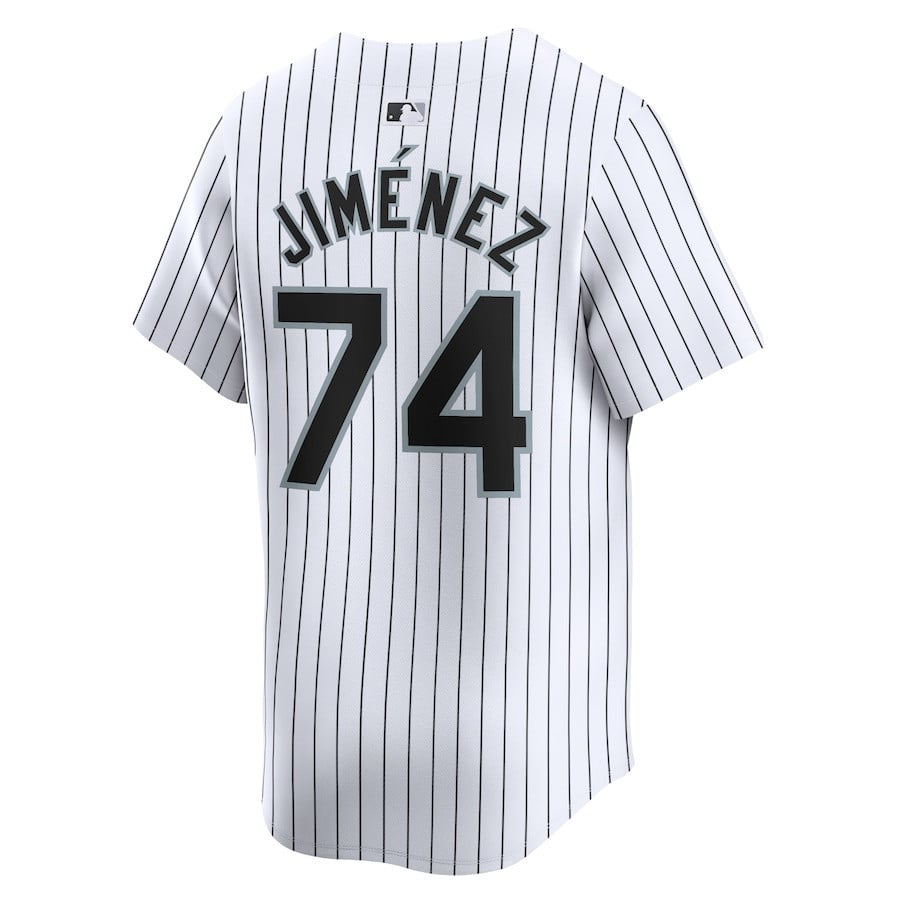 Eloy Jimenez 74 Chicago White Sox Home Limited Player Men Jersey - White