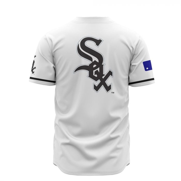 Chicago White Sox Custom Name Baseball Jersey - White
