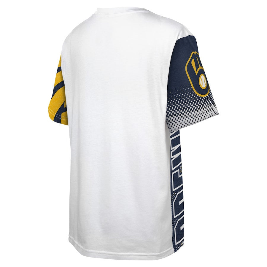 Milwaukee Brewers Impact Hit Bold T-Shirt - White