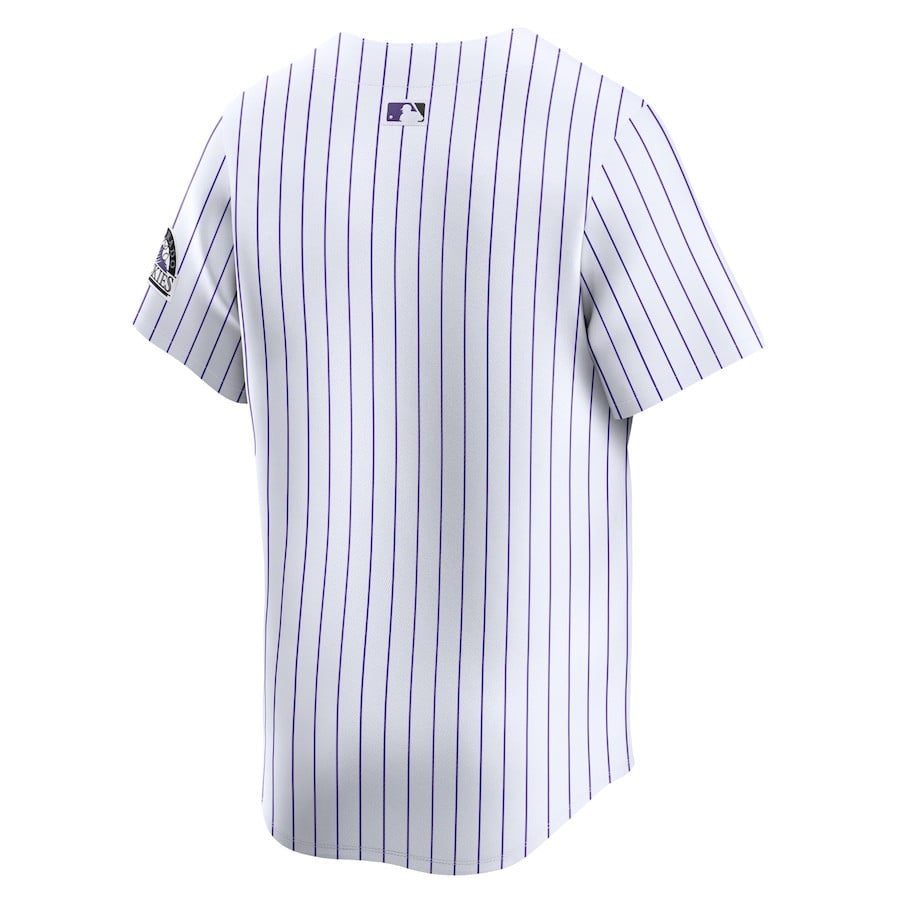Colorado Rockies Home Limited YOUTH Jersey - White