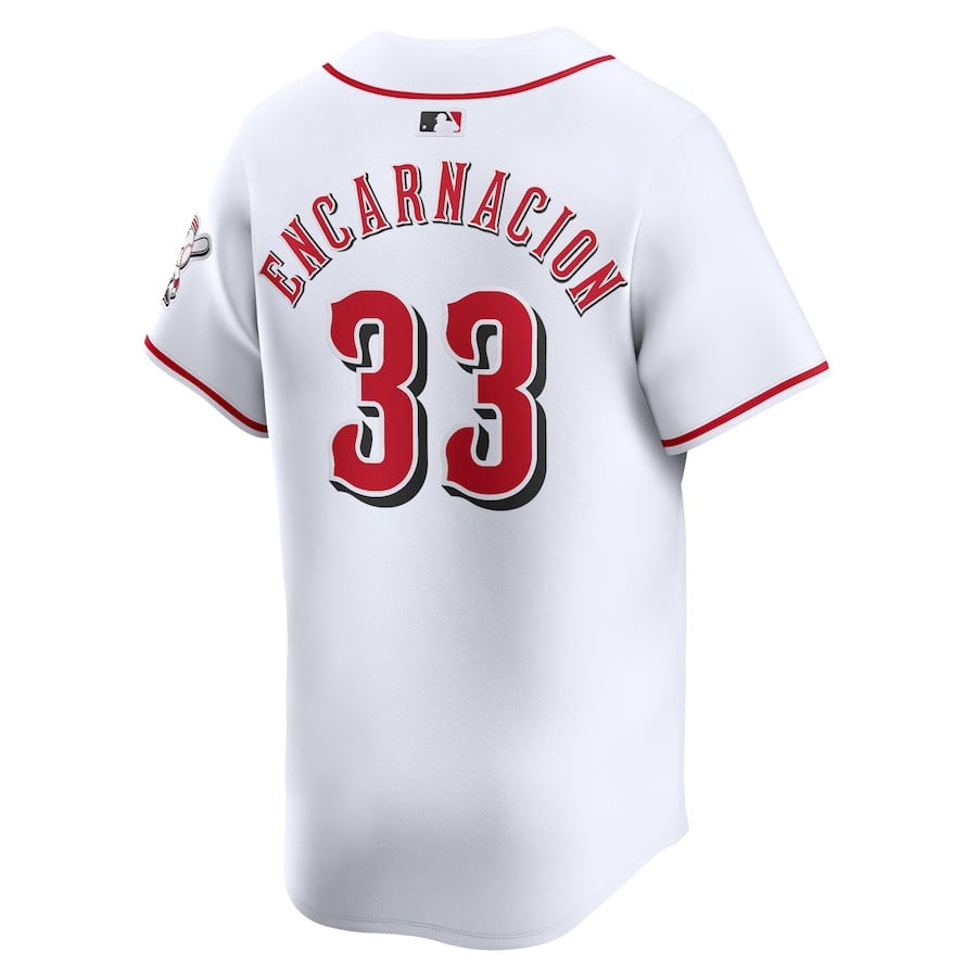 Christian Encarnacion-Strand 33 Cincinnati Reds Home Limited Men Jersey - White