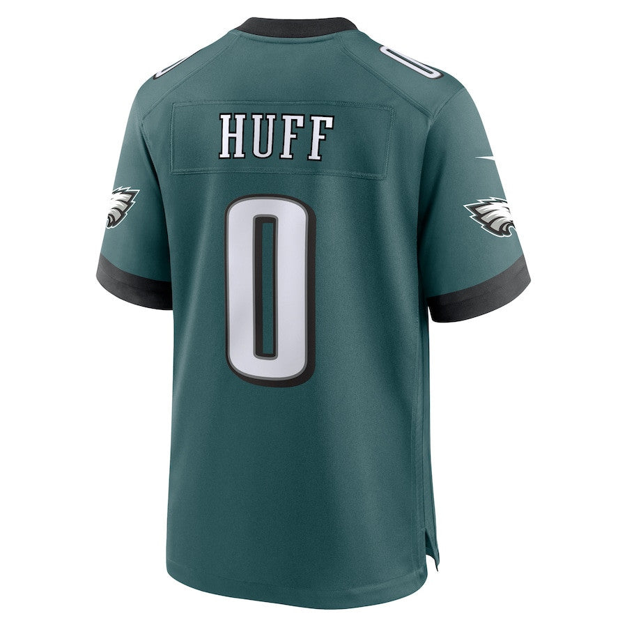 Bryce Huff 0 Philadelphia Eagles Game Men Jersey - Midnight Green