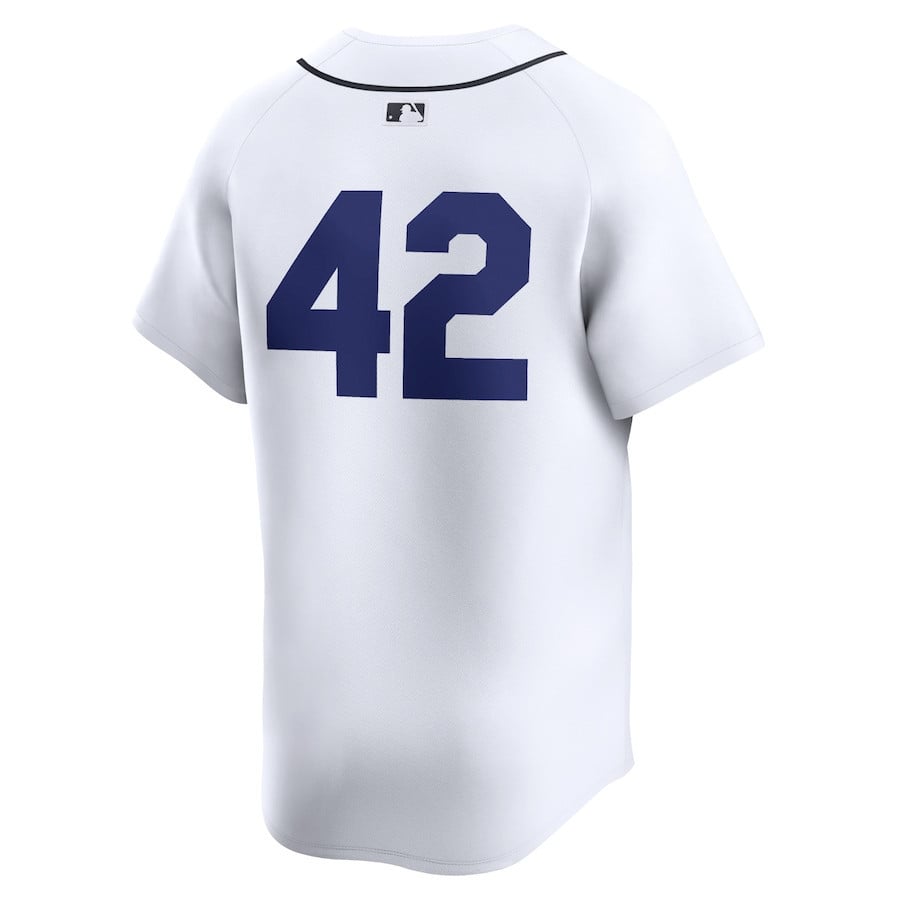 Detroit Tigers 2024 Jackie Robinson Day Home Men Limited Jersey - White
