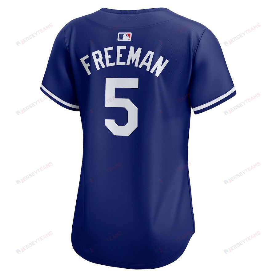 Freddie Freeman 5 Los Angeles Dodgers Alternate Limited Women Jersey - Royal