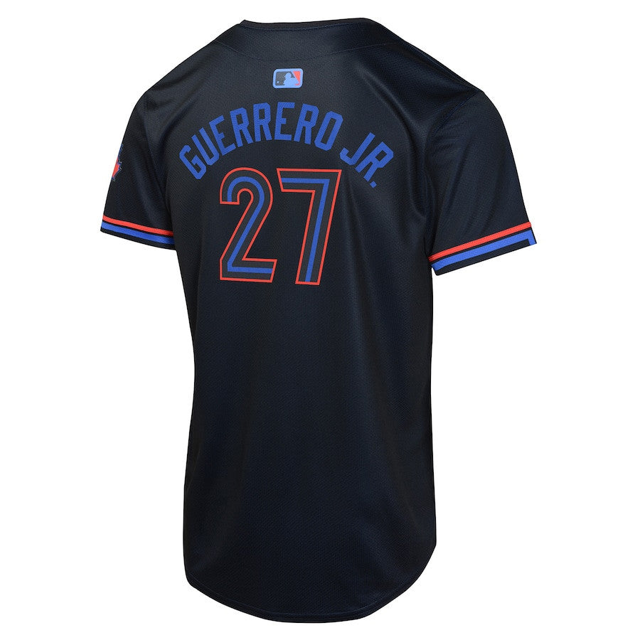 Vladimir Guerrero 27 Toronto Blue Jays 2024 City Connect Limited YOUTH Jersey - Navy
