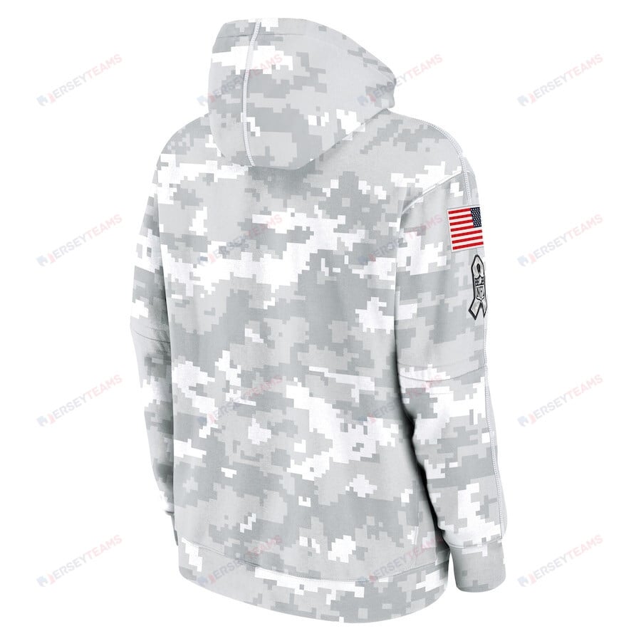 Washington Commanders 2024 Salute to Service Club Fleece Pullover Men Hoodie - Arctic Camo