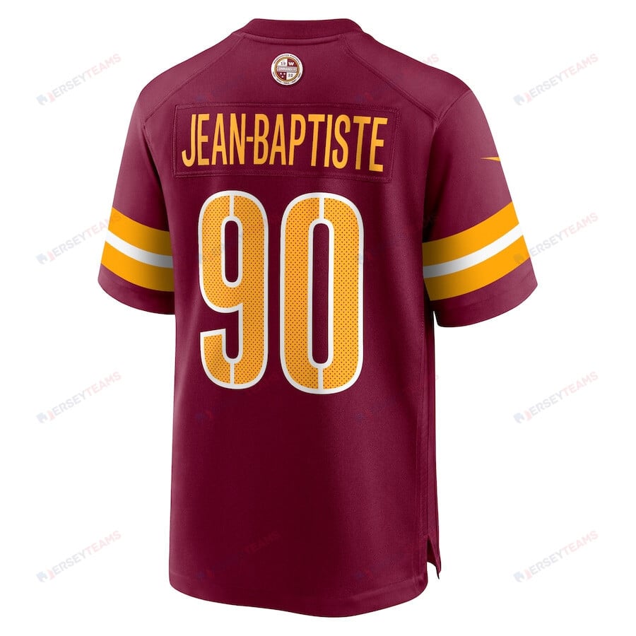 Javontae Jean-Baptiste 90 Washington Commanders Game Men Jersey - Burgundy
