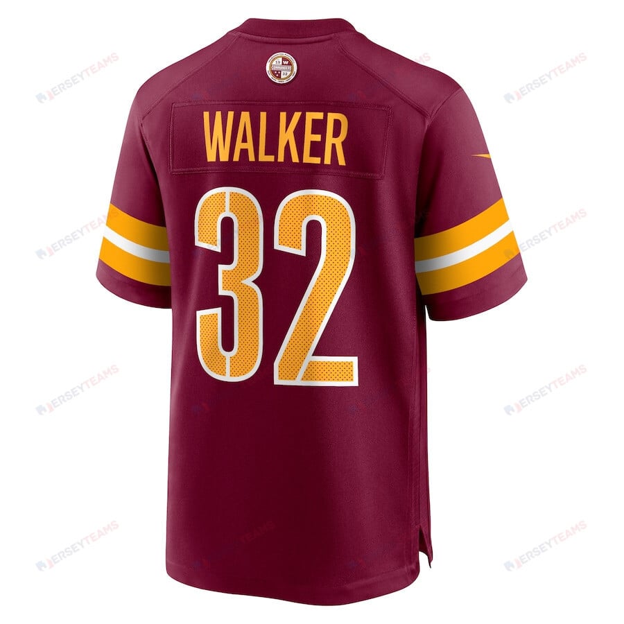 Mykal Walker 32 Washington Commanders Game Men Jersey - Burgundy