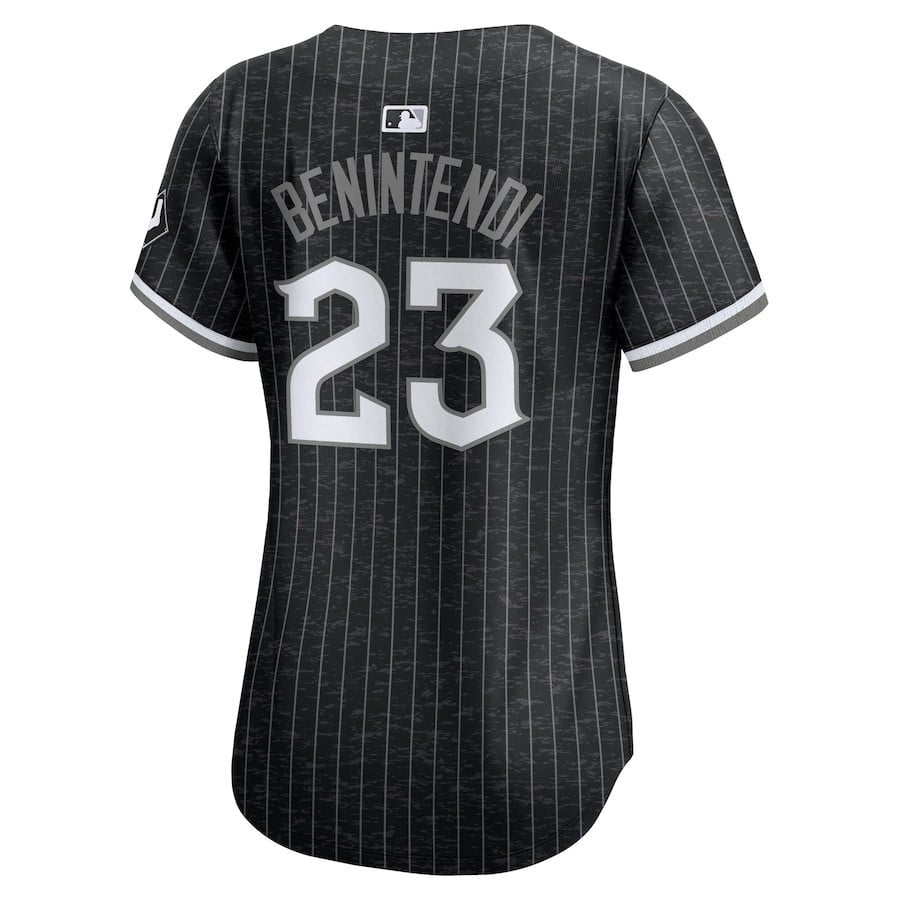Andrew Benintendi 23 Chicago White Sox Women's 2025 City Connect Limited Jersey - Black