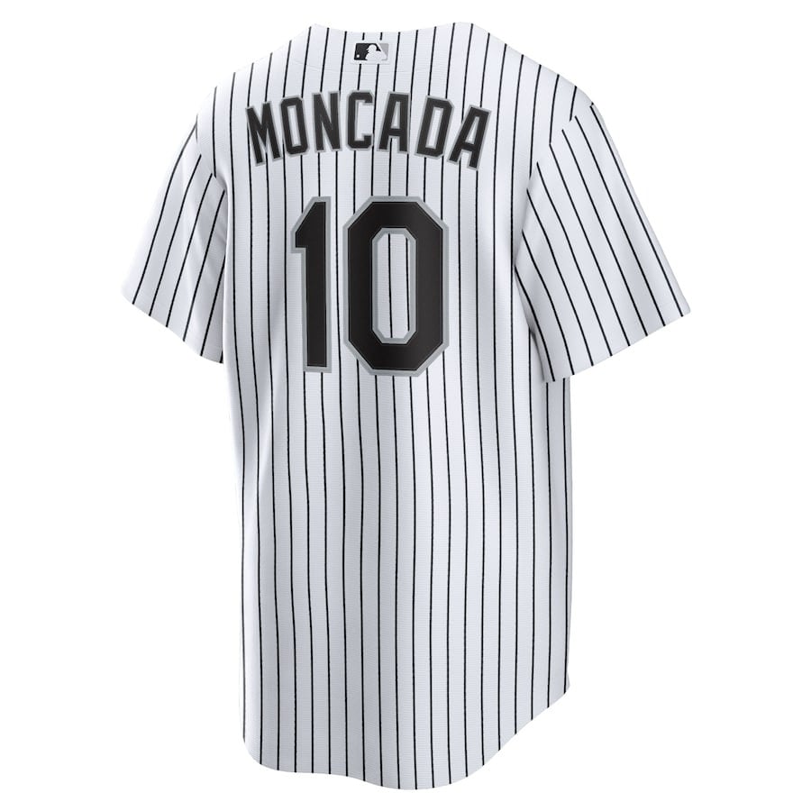 Yoan Moncada 10 Chicago White Sox Home Limited Player Men Jersey - White
