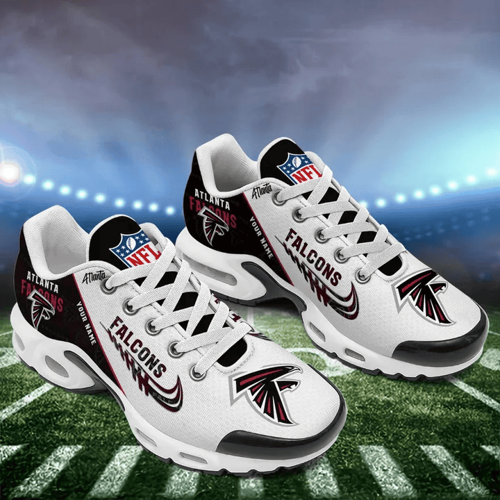 Atlanta Falcons Custom Name TN Shoes Sneakers For Men And Women - Black