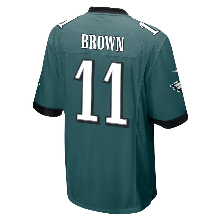 A.J. Brown 11 Philadelphia Eagles 'A.J.'s TD Tango' Game Men Jersey - Midnight Green