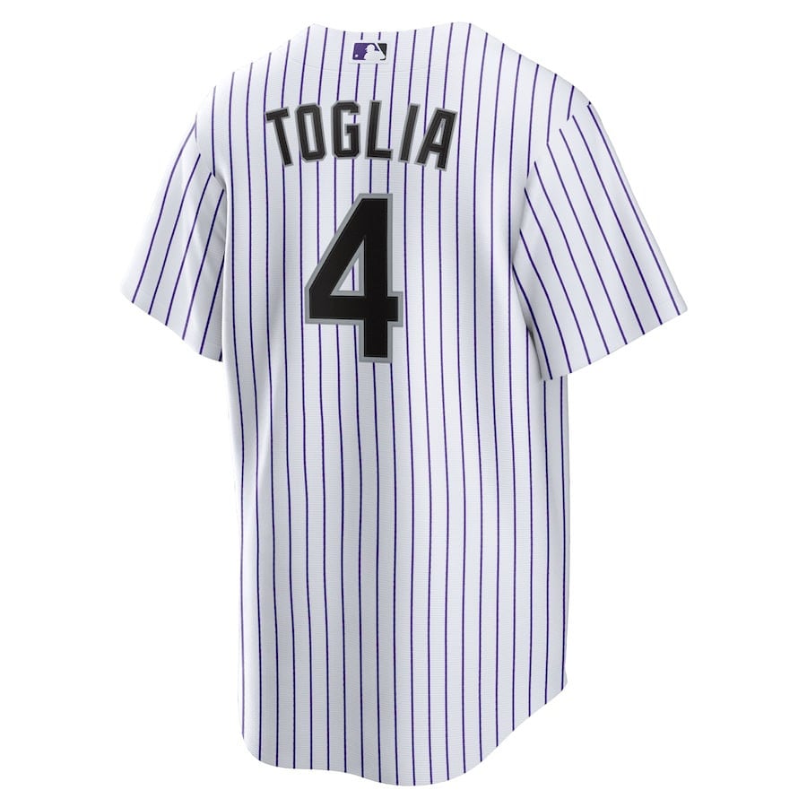 Michael Toglia 4 Colorado Rockies Home Men Jersey - White