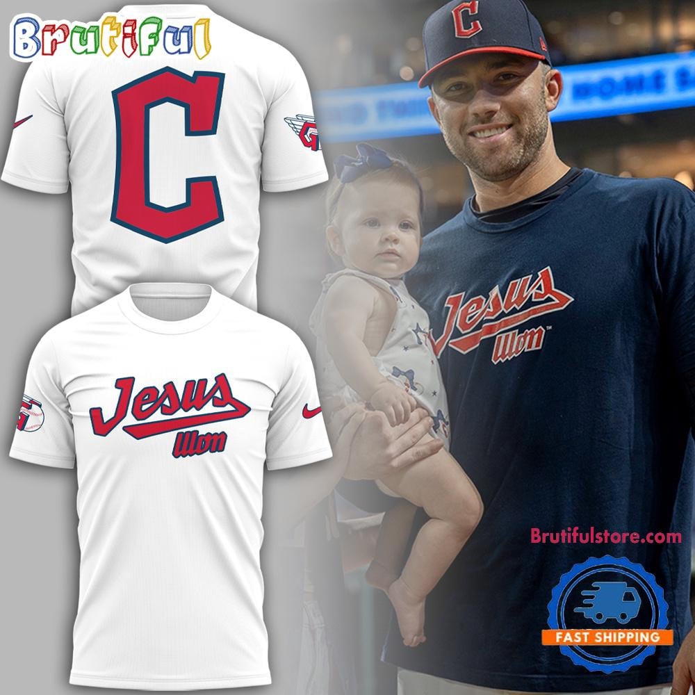 Cleveland Guardians 2025 Jesus Won All Over Printed T-shirt - White