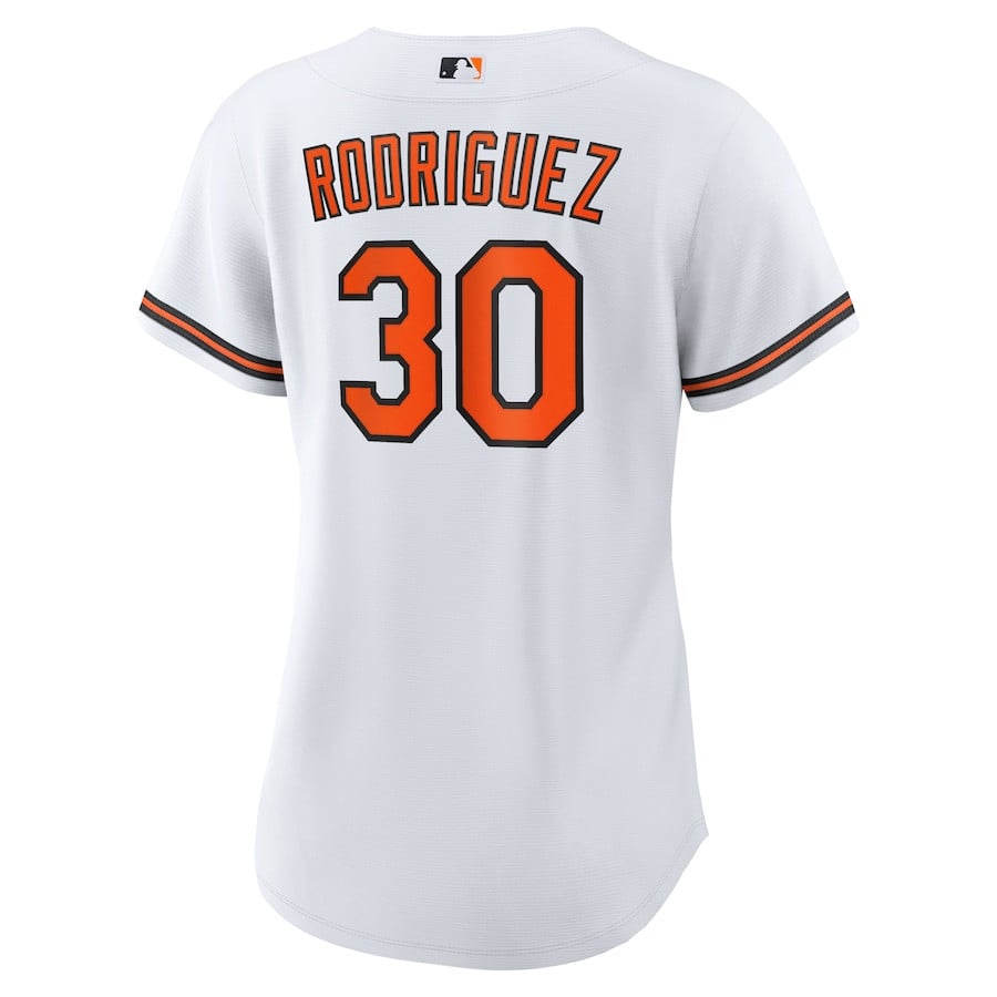 Grayson Rodriguez 30 Baltimore Orioles Women's Home Jersey - White