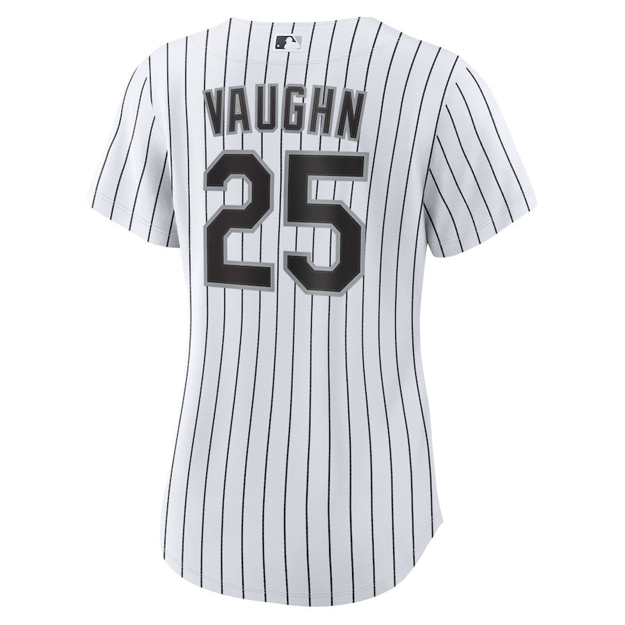 Andrew Vaughn 25 Chicago White Sox Women's Home Jersey - White