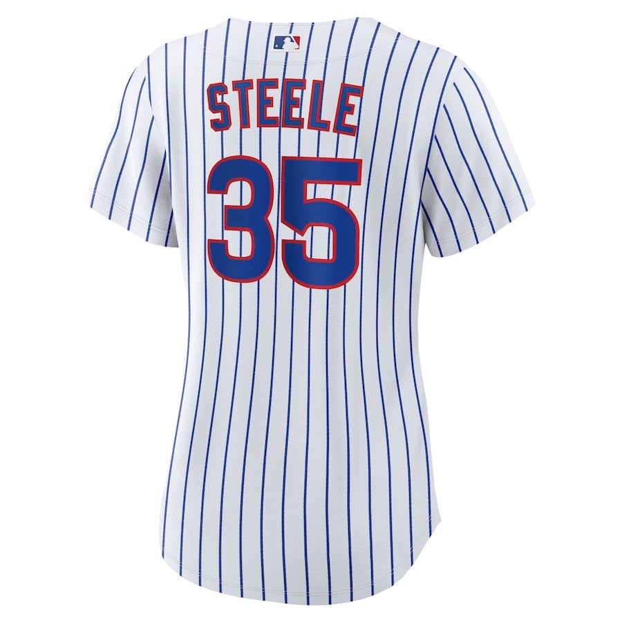 Justin Steele 35 Chicago Cubs Women's Home Jersey - White