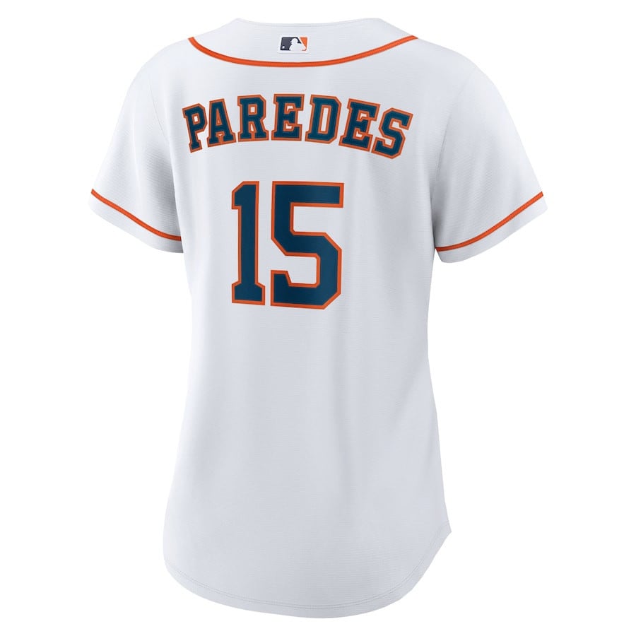 Isaac Paredes 15 Houston Astros Women's Home Jersey - White
