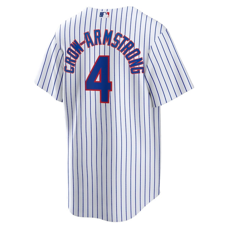 Pete Crow-Armstrong 4 Chicago Cubs Home Men Jersey - White