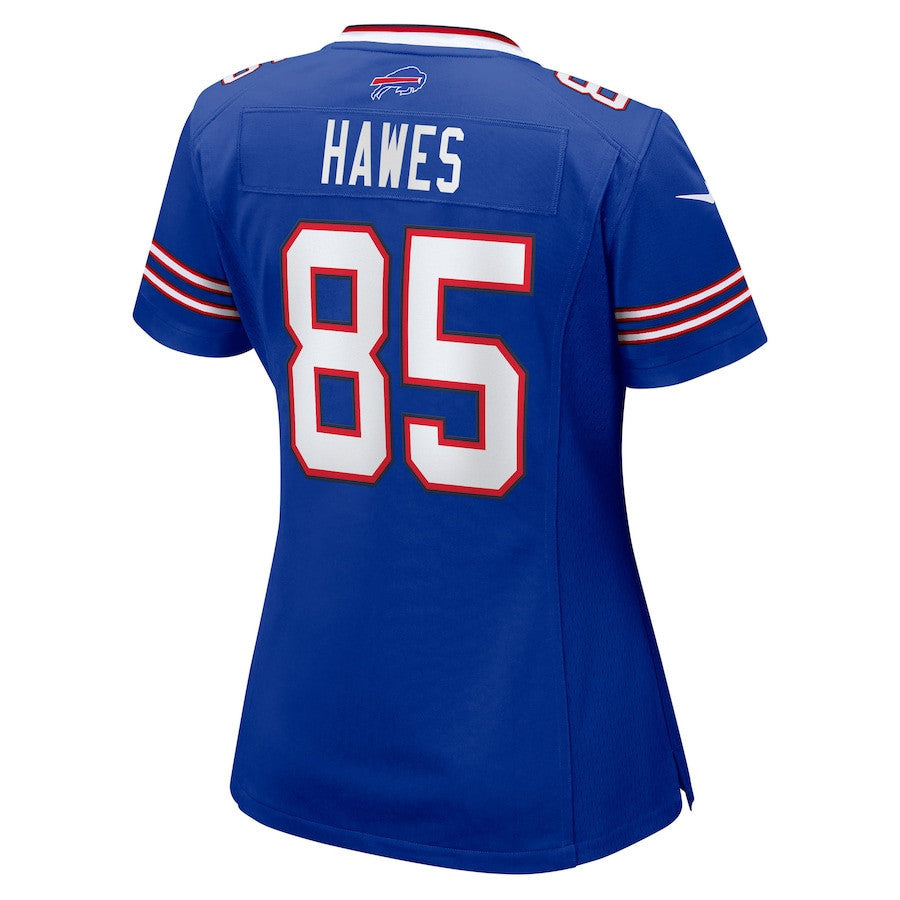 Jackson Hawes 85 Buffalo Bills Women's Team Game Jersey - Royal