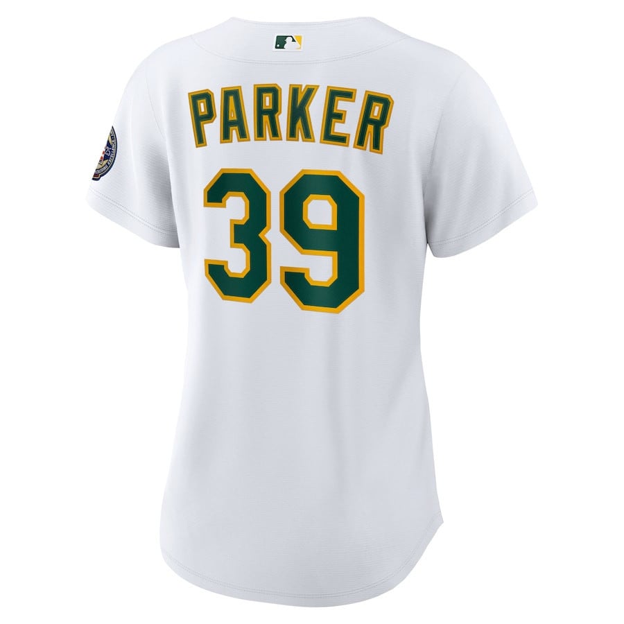 Dave Parker 39 Athletics Women's 2025 Baseball Hall of Fame Jersey - White