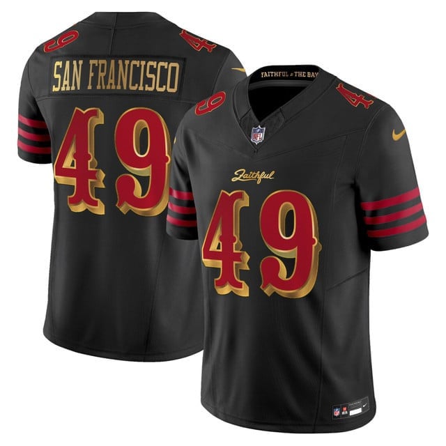 San Francisco 49 San Francisco 49ers 2025 “Rivalries” Vapor Limited Men Jersey - Black