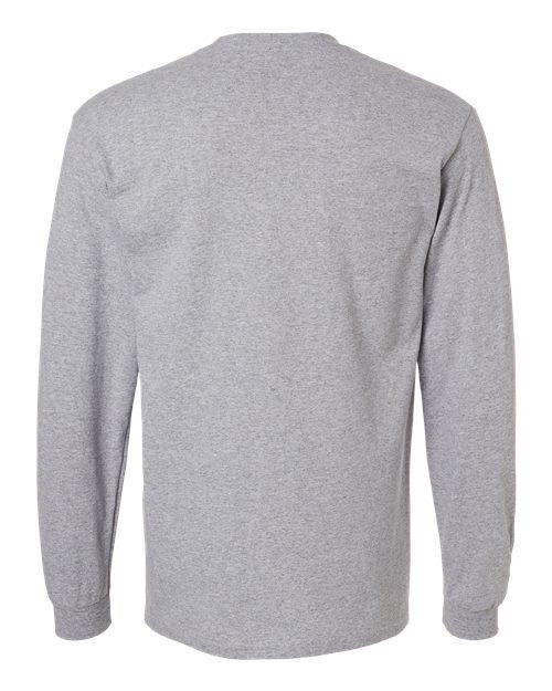 Seattle Seahawks Long Sleeve T-Shirt – Team Scratch Logo – Gray