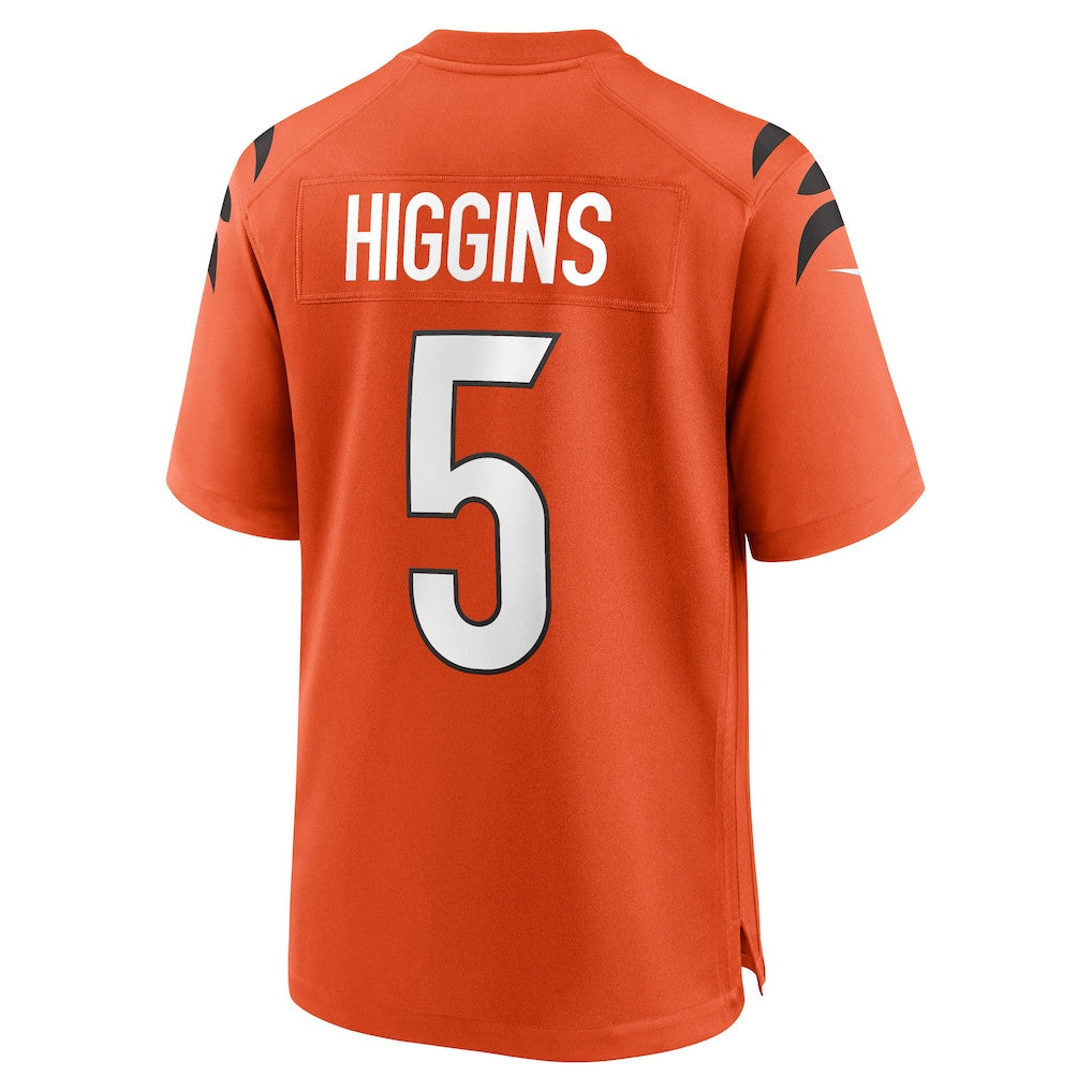 Tee Higgins 5 Cincinnati Bengals Alternate Game Men Jersey - Orange