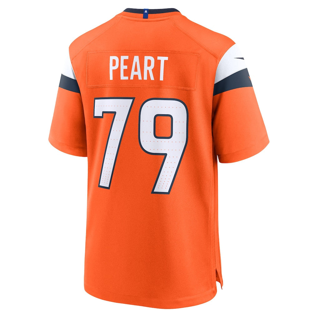 Matt Peart 79 Denver Broncos Team Game Men Jersey - Orange