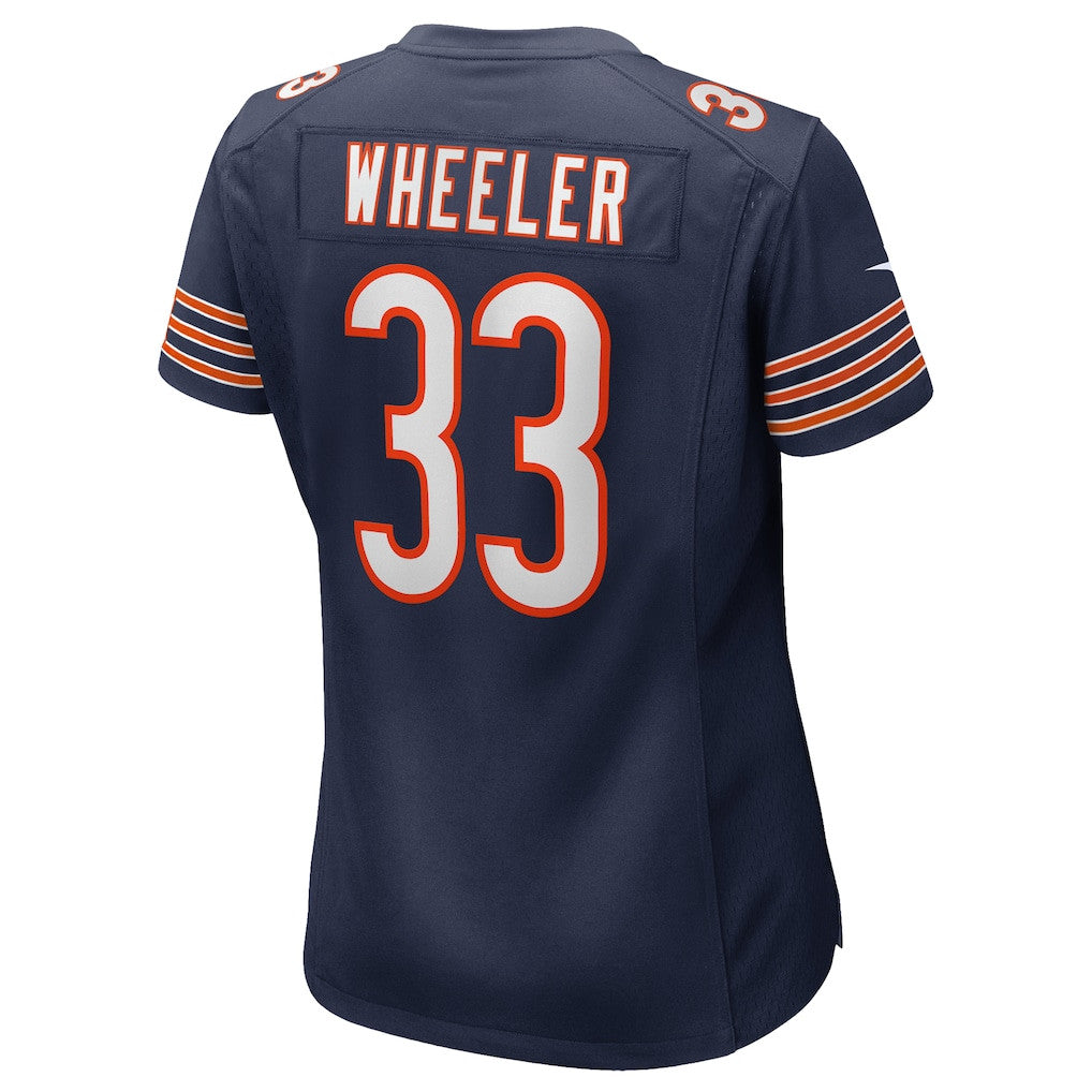 Ian Wheeler 33 Chicago Bears Women's Game Jersey - Navy