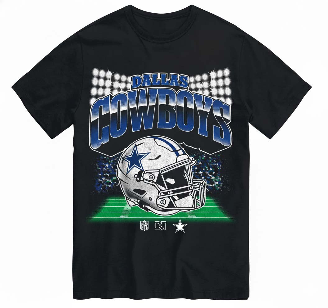 Dallas Cowboys Men's NFL Teams Blindside T-Shirt - Black