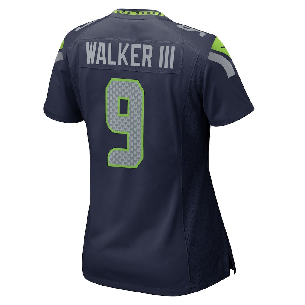 Kenneth Walker III 9 Seattle Seahawks 2026 Super Bowl LX - Women Game Jersey - Navy