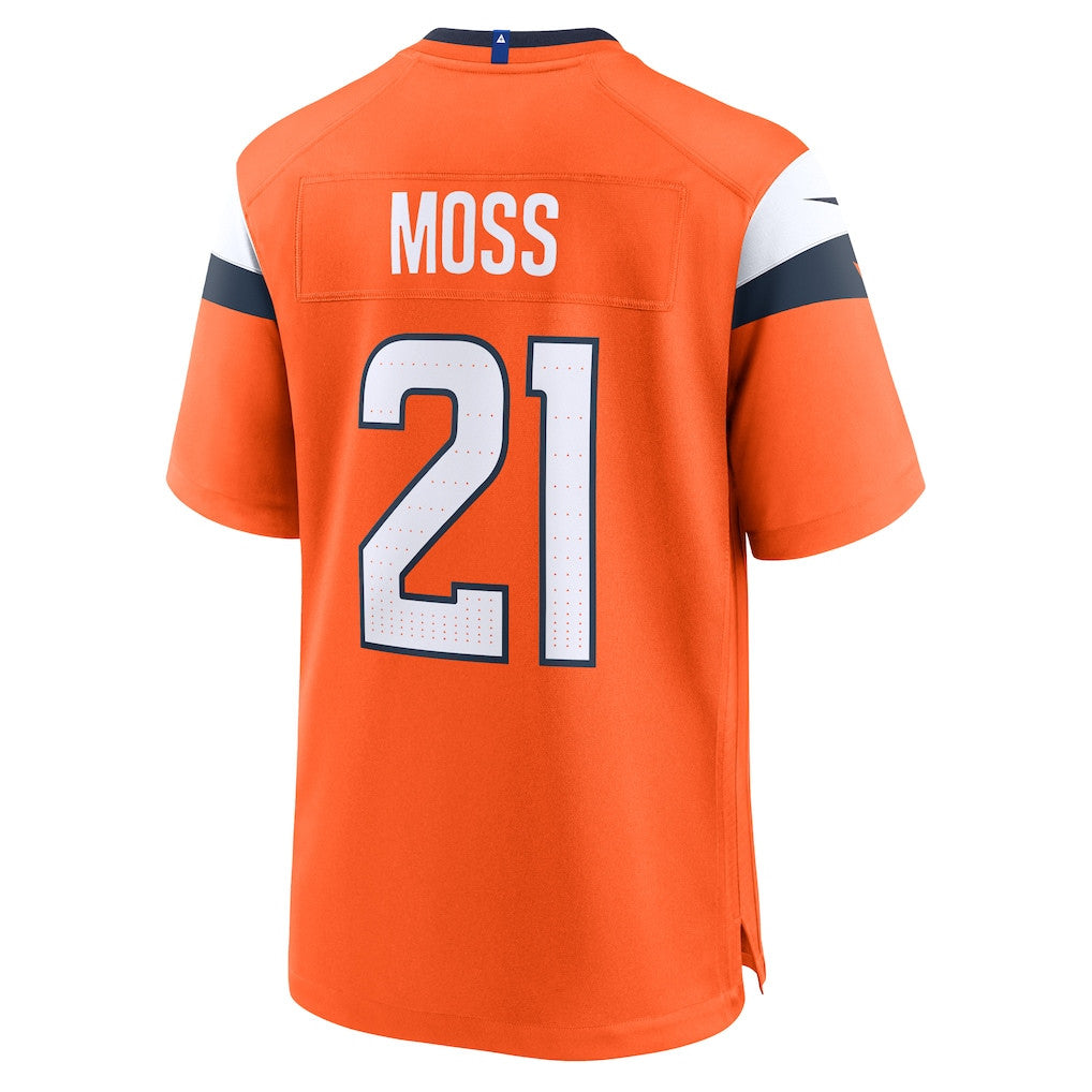 Riley Moss 21 Denver Broncos 2026 Super Bowl LX - Orange Team Game Jersey